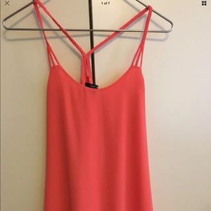 NAKED ZEBRA CORAL TOP